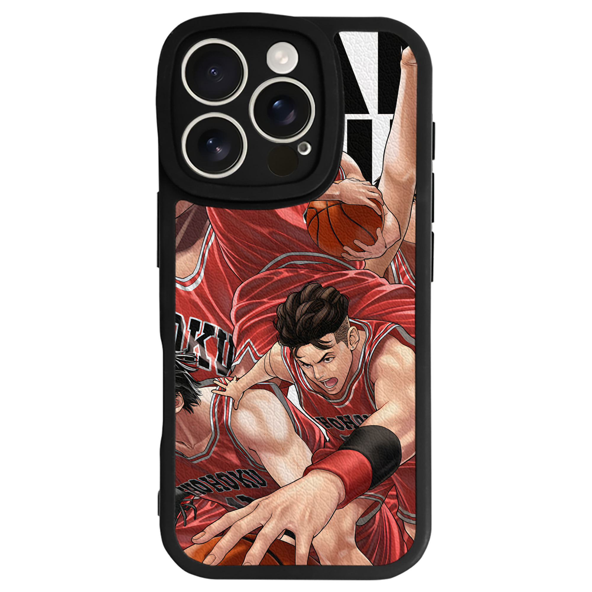 （画像用） SLAM DUNK／スラムダンク 【iPhone 16シリーズ対応】シリコンスマホケース（レザー調） 材質：シリコン